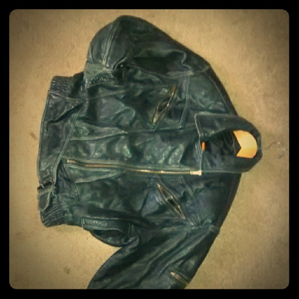Vintage 80s leather jacket
